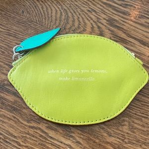 Kate Spade coin purse lemon